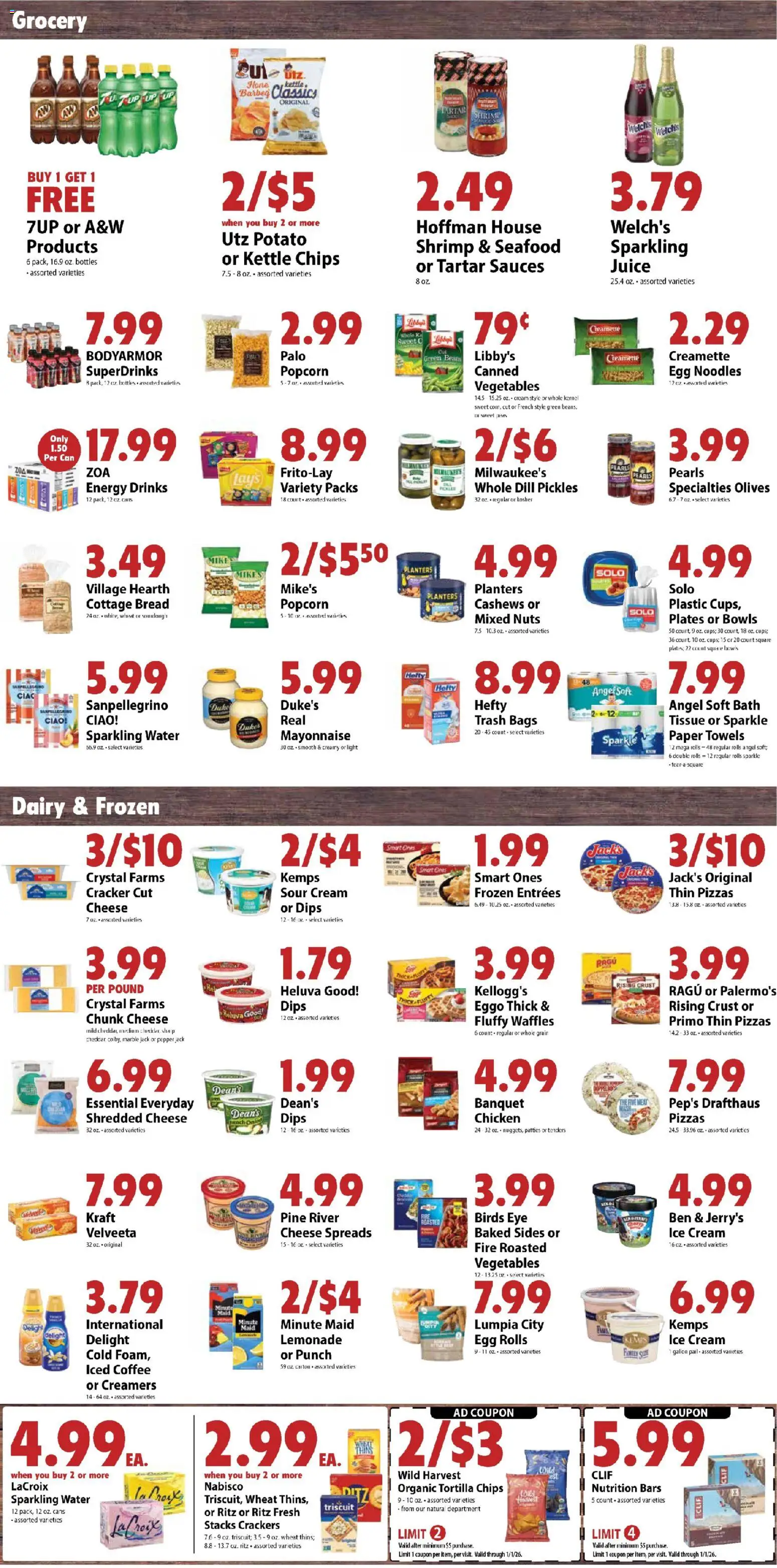 Festival Foods Weekly Ad - valid from 26.12.2025 | Page: 6 | Products: Cheese, Noodles, Mayonnaise, Seafood