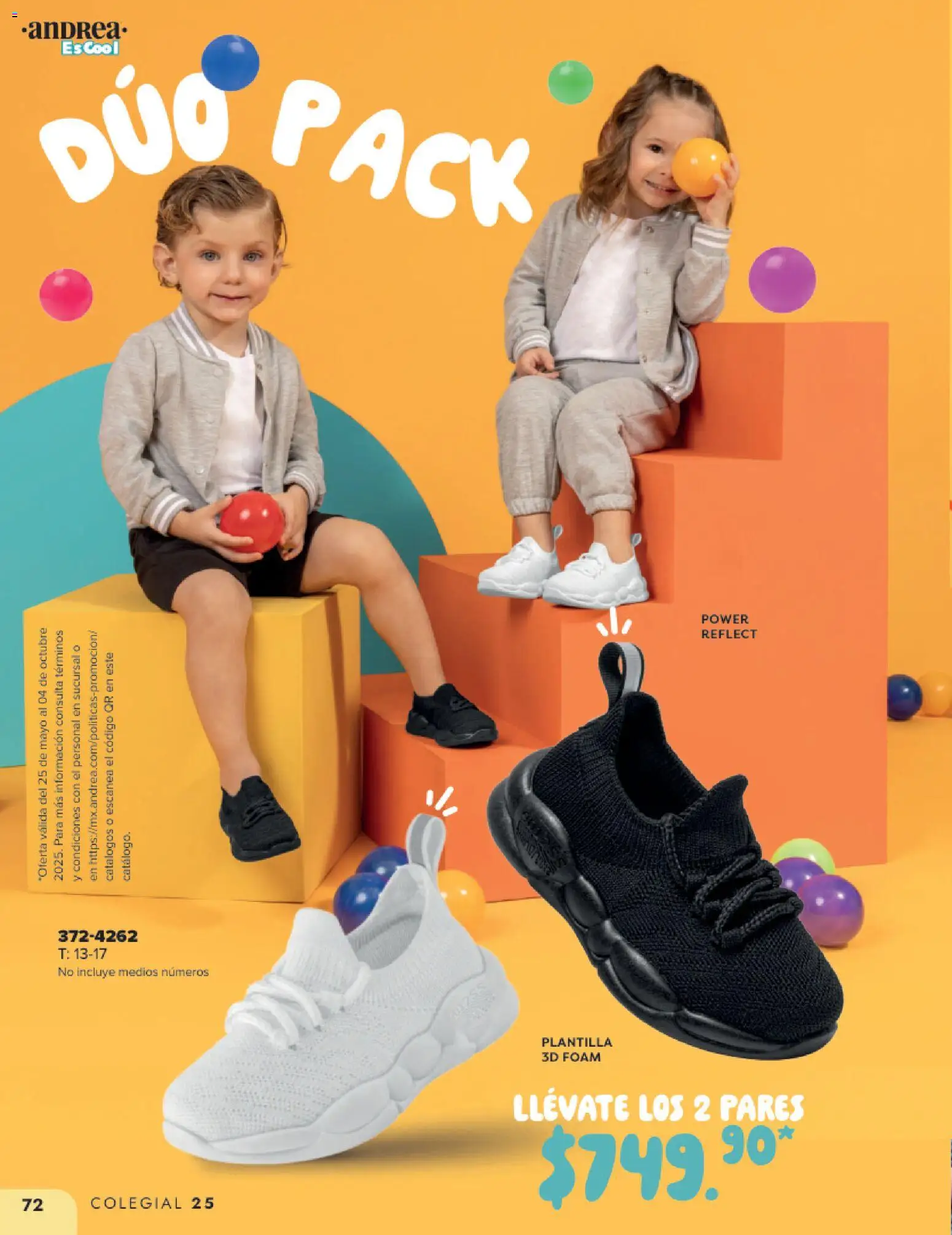 Nuevas ofertas de Andrea válidas en toda la República Mexicana desde el 25.05.2025. ¡Encuentra las mejores ofertas en Andrea catálogo Colegial ! | Página: 72