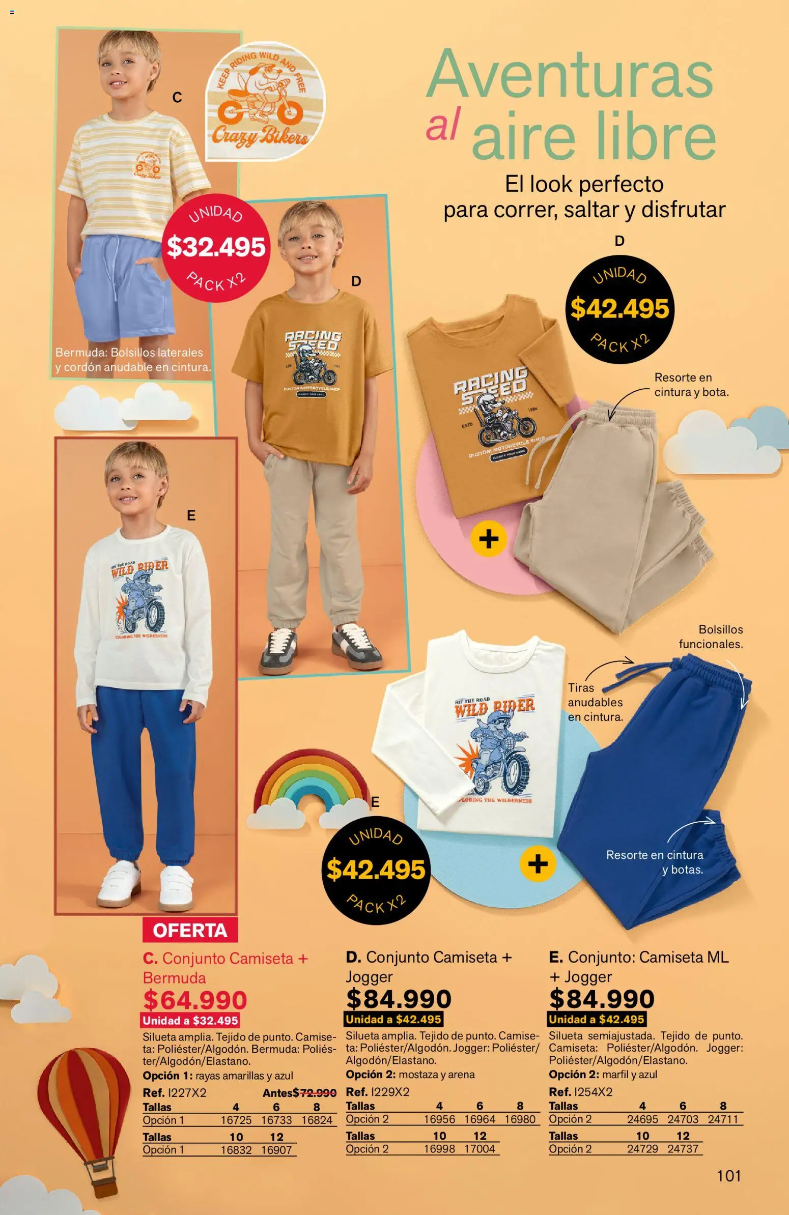 Leonisa revista - valida desde el 03.04.2026 | Página: 101 | Productos: Bermuda, Camiseta, Mostaza, Conjunto