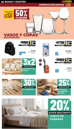 Vista previa Diarco - Ofertas Pueblo Sur válido desde el 24.11.2025 | Página: 11 | Productos: Sabanas, Ventilador, Hidrolavadora, Vasos