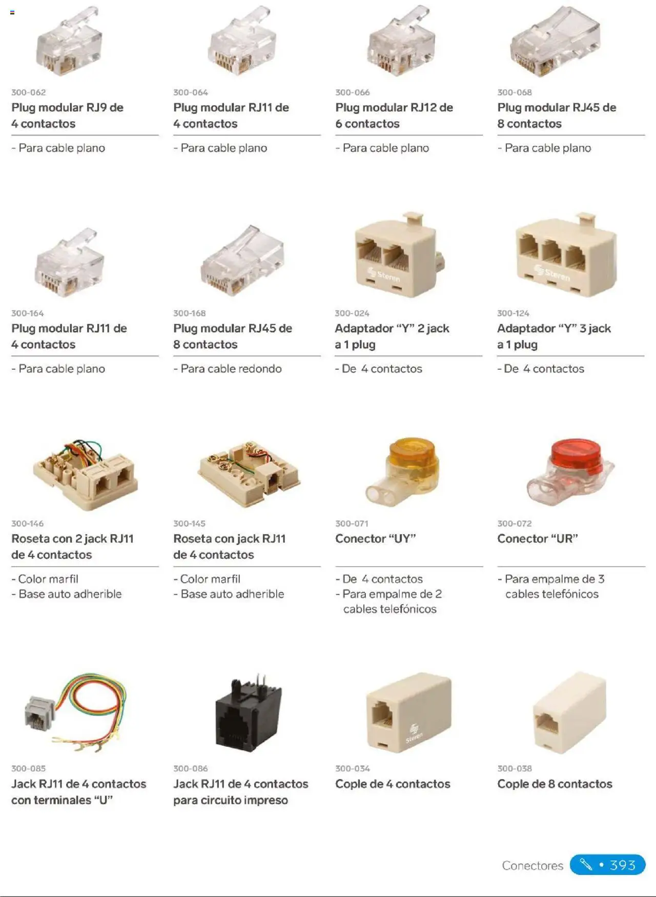 Nuevas ofertas de Steren válidas en toda la República Mexicana desde el 01.01.2025. ¡Encuentra las mejores ofertas en Steren catálogo! | Página: 411 | Productos: Cable, Conector, Adaptador, Modular