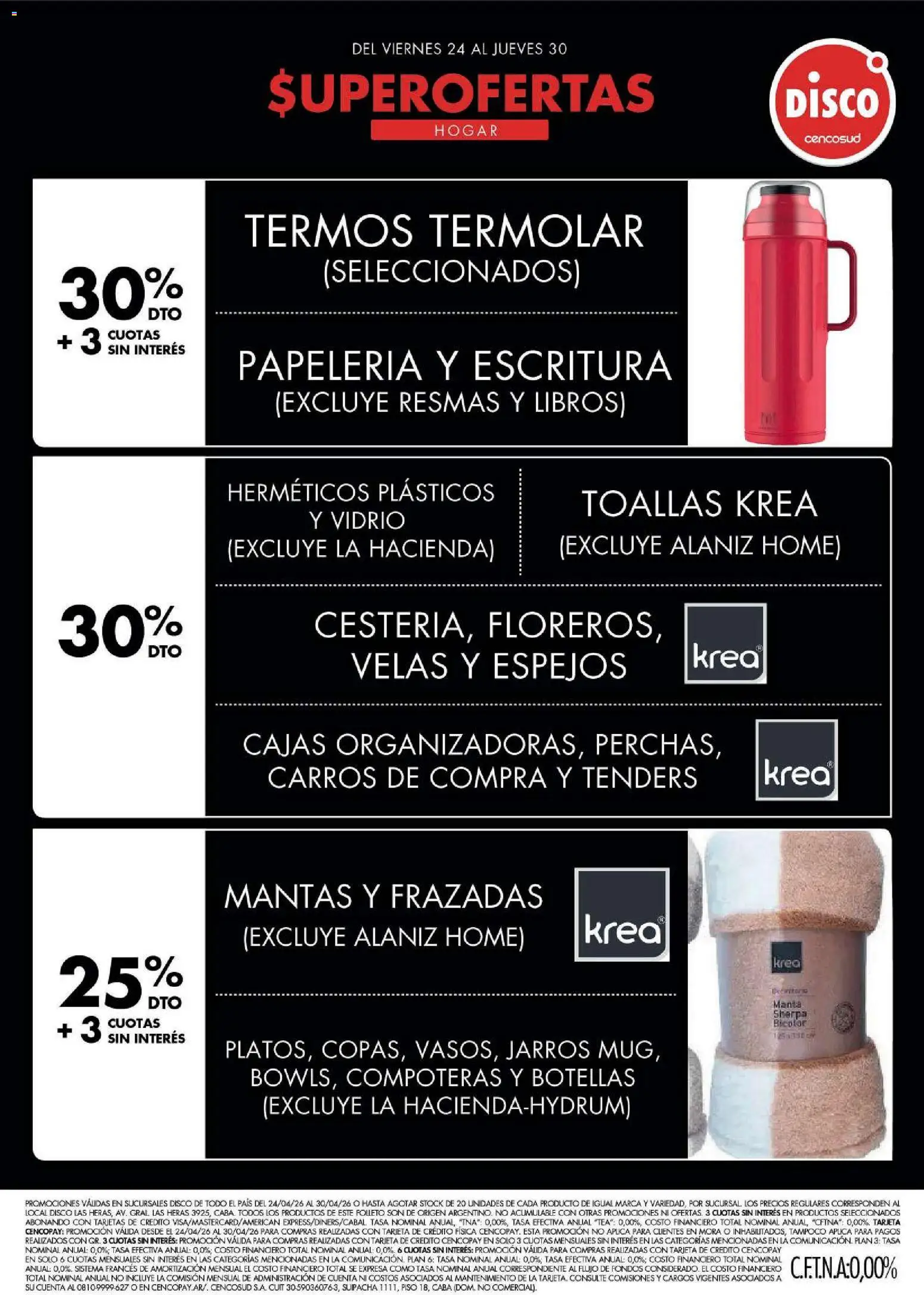 Disco - Ofertas | Electro, T. Libre y más │ válido desde el 23.04.2026 | Página: 3 | Productos: Disco, Toallas