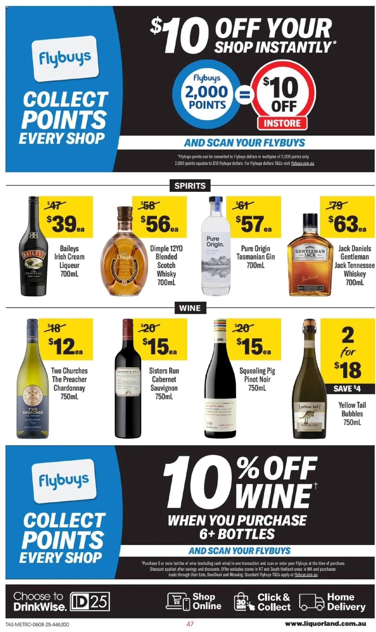Liquorland catalogue - valid from 06.08.2025 | Page: 2 | Products: Wine, Gin, Cream, Scotch