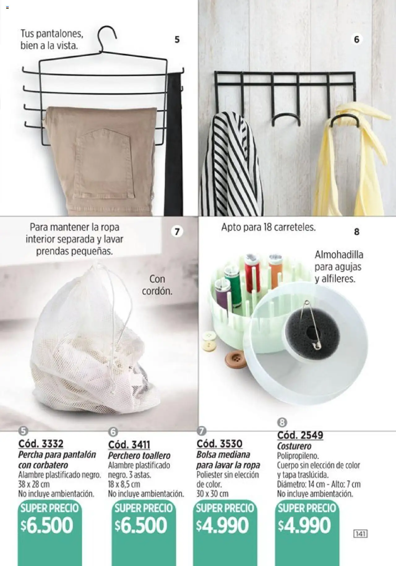 Catálogo Amodil Campaña 16 │ válido desde el 01.10.2025 | Página: 141 | Productos: Bolsa, Percha, Perchero, Toallero