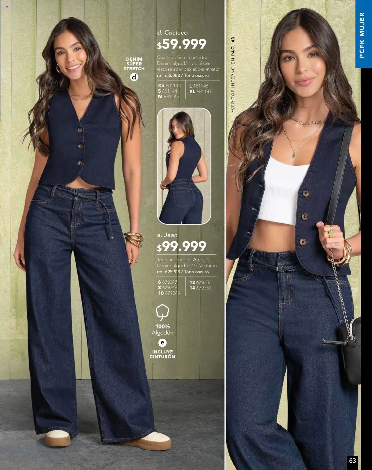 Pacifika revista - valida desde el 10.09.2025 | Página: 65 | Productos: Cinturón, Jean, Top, Chaleco