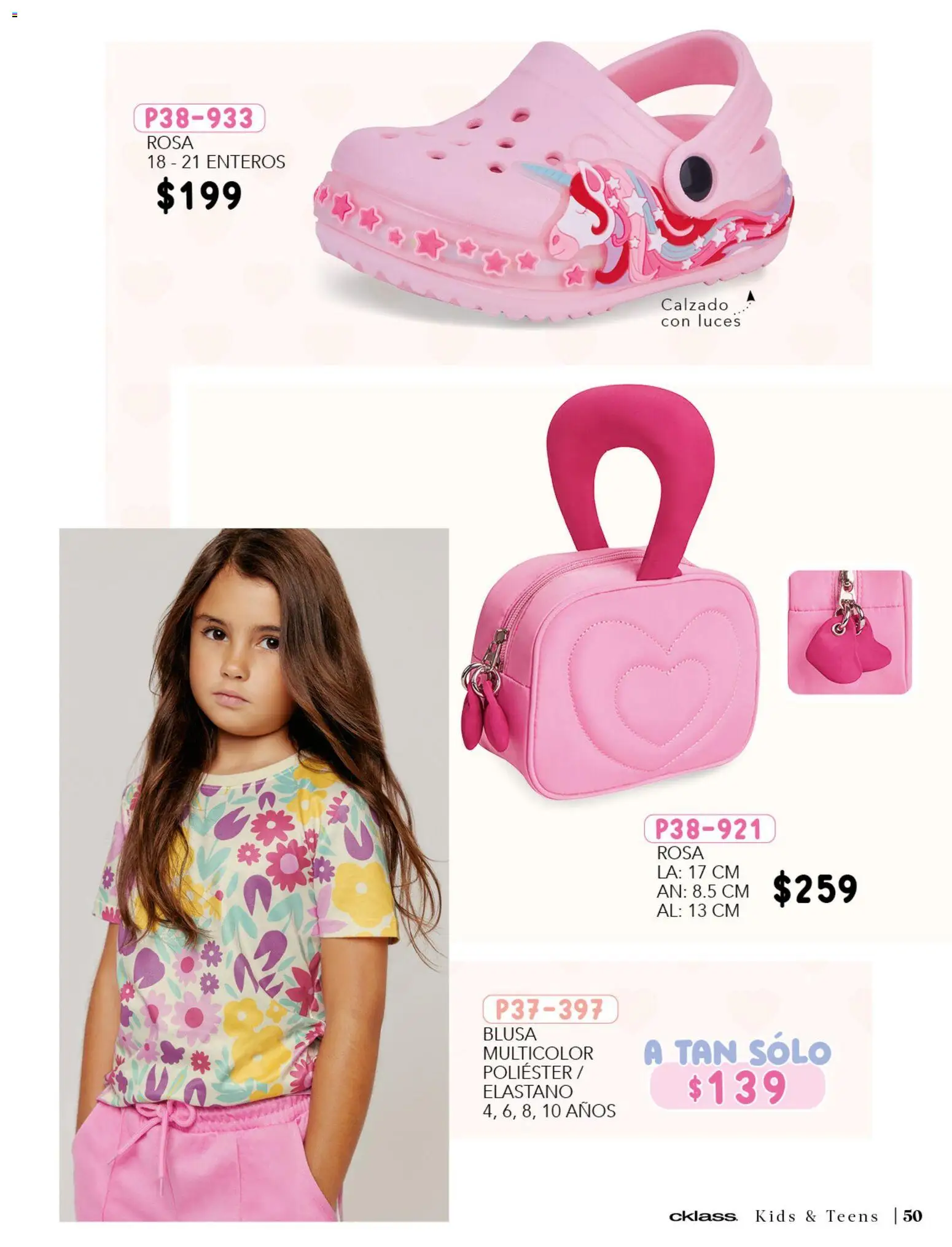 Nuevas ofertas de Cklass válidas en toda la República Mexicana desde el 26.03.2026. ¡Encuentra las mejores ofertas en Cklass catálogo Especial Día del Niño! | Página: 102 | Productos: Blusa