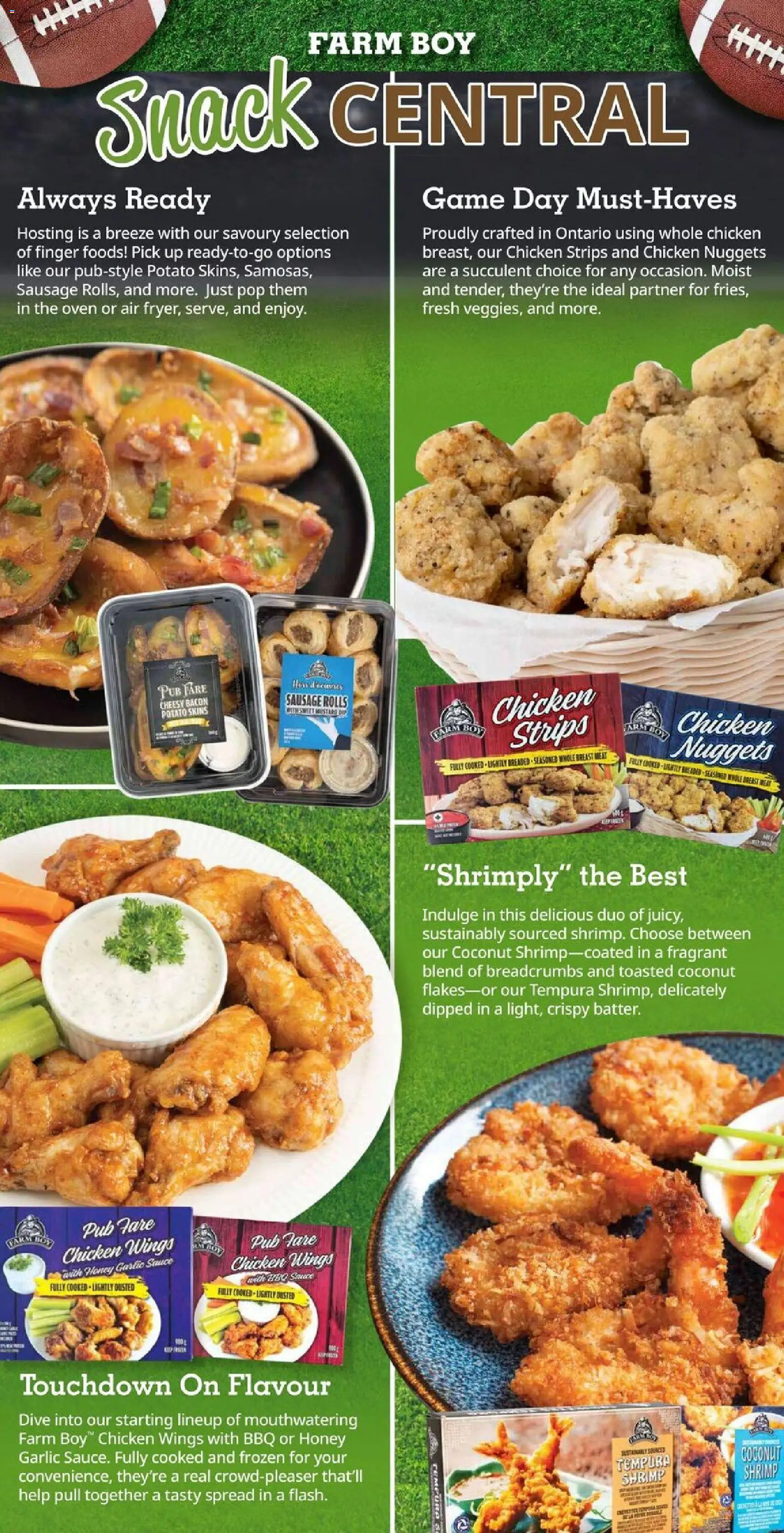 Farm Boy flyer valid from 13.11.2025 | Page: 5 | Products: Chicken wings, Game, Oven, Chicken