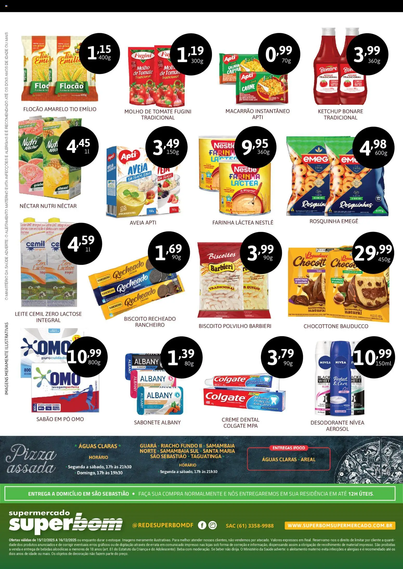 Superbom Folheto - válido de 15.12.2025 | Página: 2 | Produtos: Pizza, Abacaxi, Aveia, Avelã