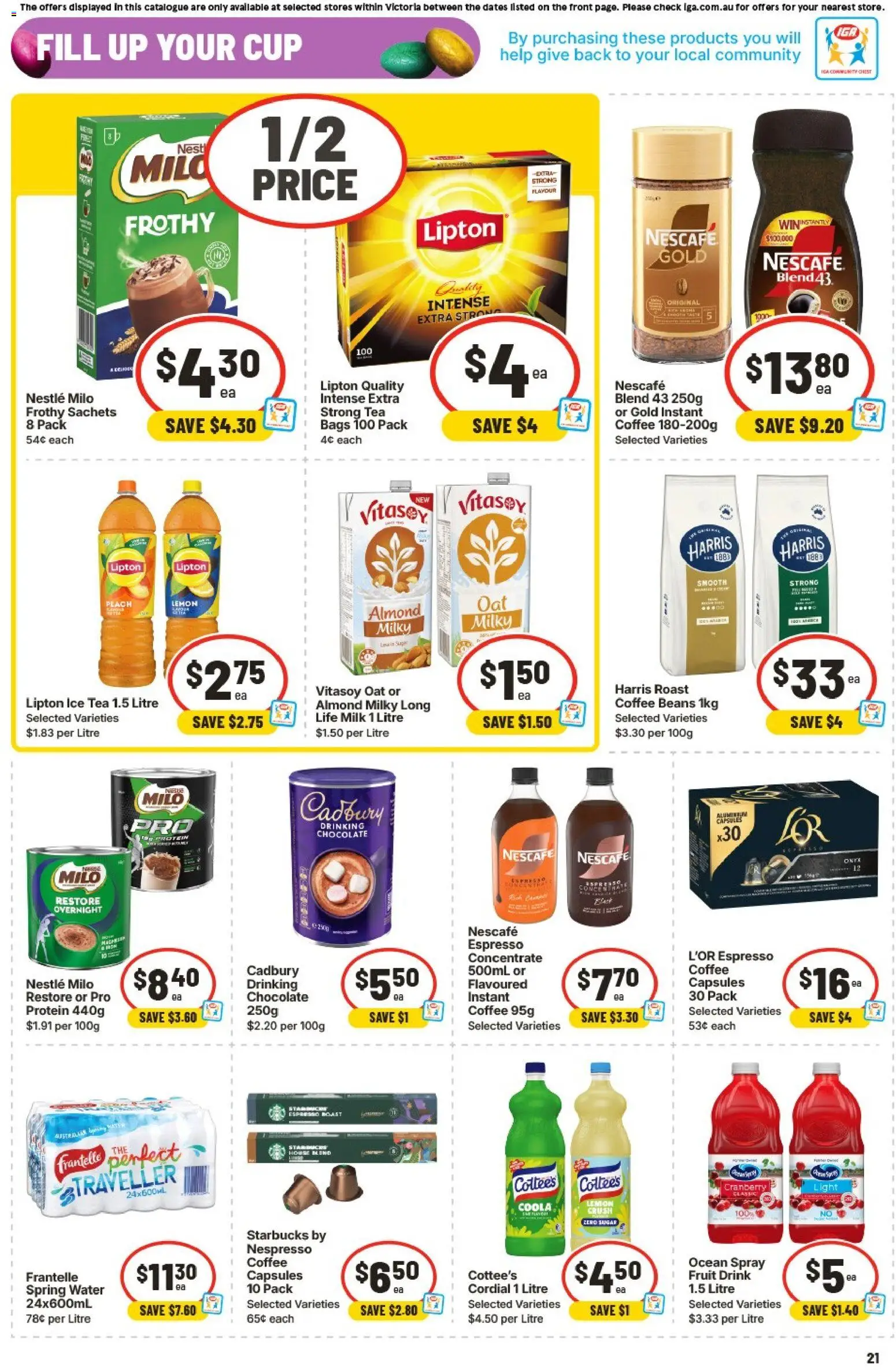 Ritchies catalogue - valid from 01.04.2026 | Page: 20 | Products: Milk, Coffee, Water, Nescafe