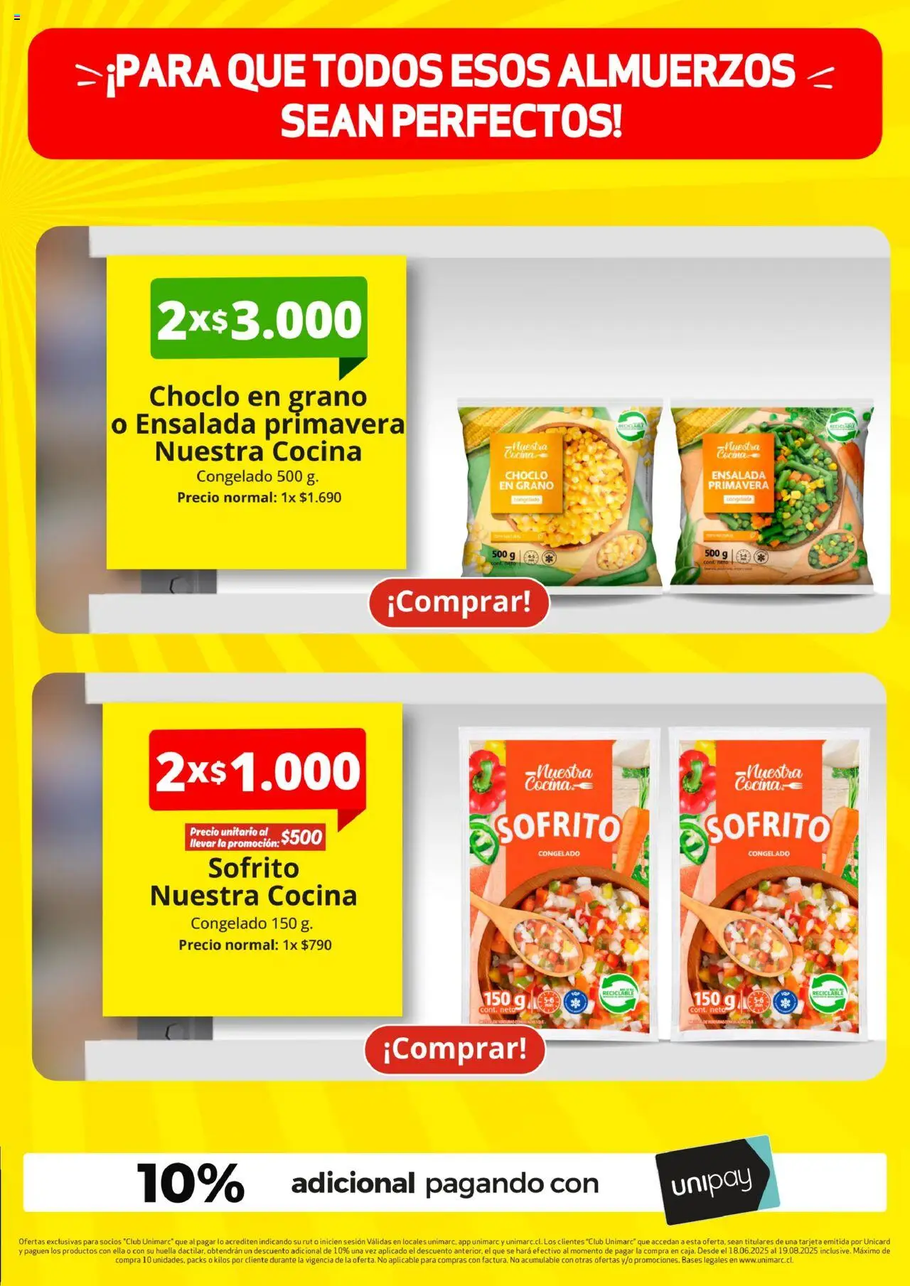Unimarc ofertas  │ válido desde el 18.06.2025 | Página: 21 | Productos: Cocina, Choclo, Ensalada
