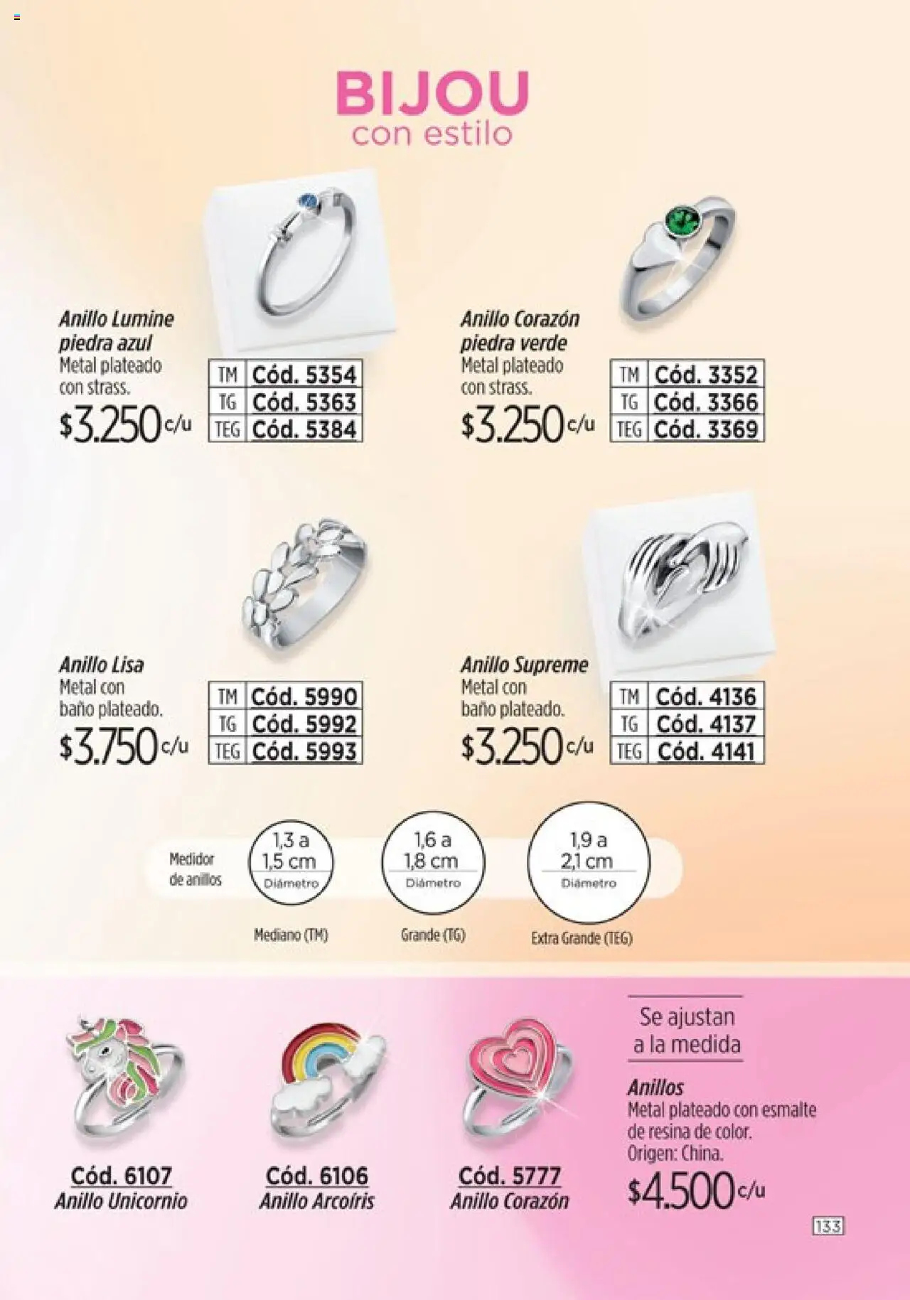 Catálogo Amodil Campaña 16 │ válido desde el 01.10.2025 | Página: 133 | Productos: Anillo, Baño