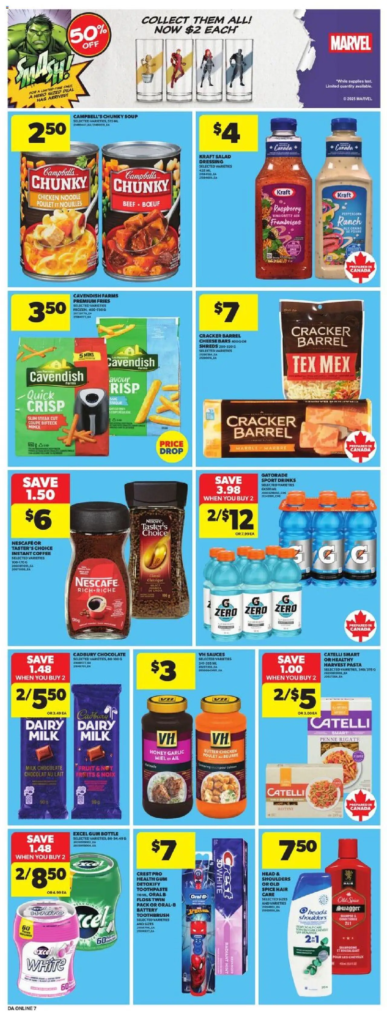Atlantic Superstore flyer valid from 25.09.2025 | Page: 15 | Products: Salad, Battery, Milk, Coffee