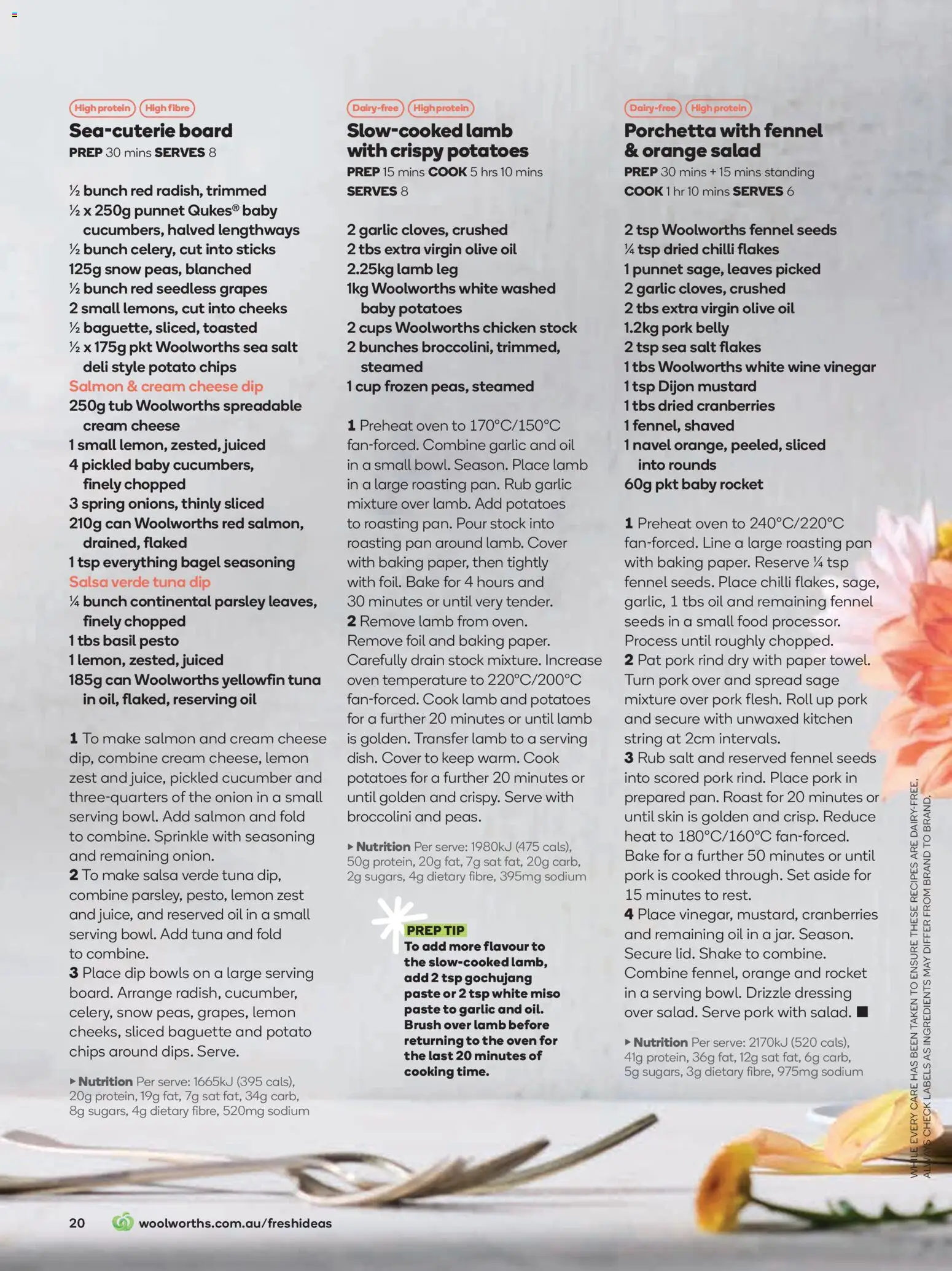 Woolworths catalogue - valid from 01.04.2026 | Page: 20 | Products: Wine, Chips, Rocket, Seeds