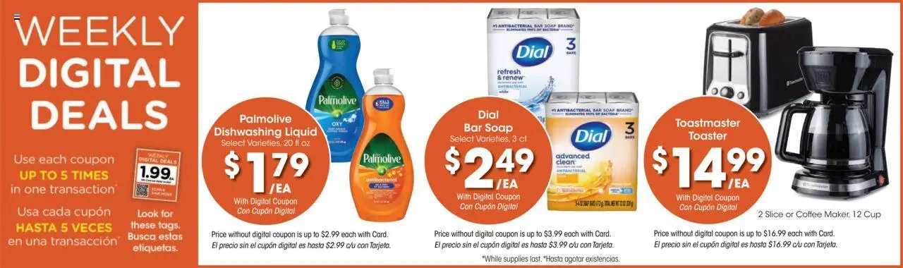 Fry's Food Weekly Ad - valid from 20.08.2025 | Page: 3 | Products: Toaster, Coffee, Soap, Bar Soap