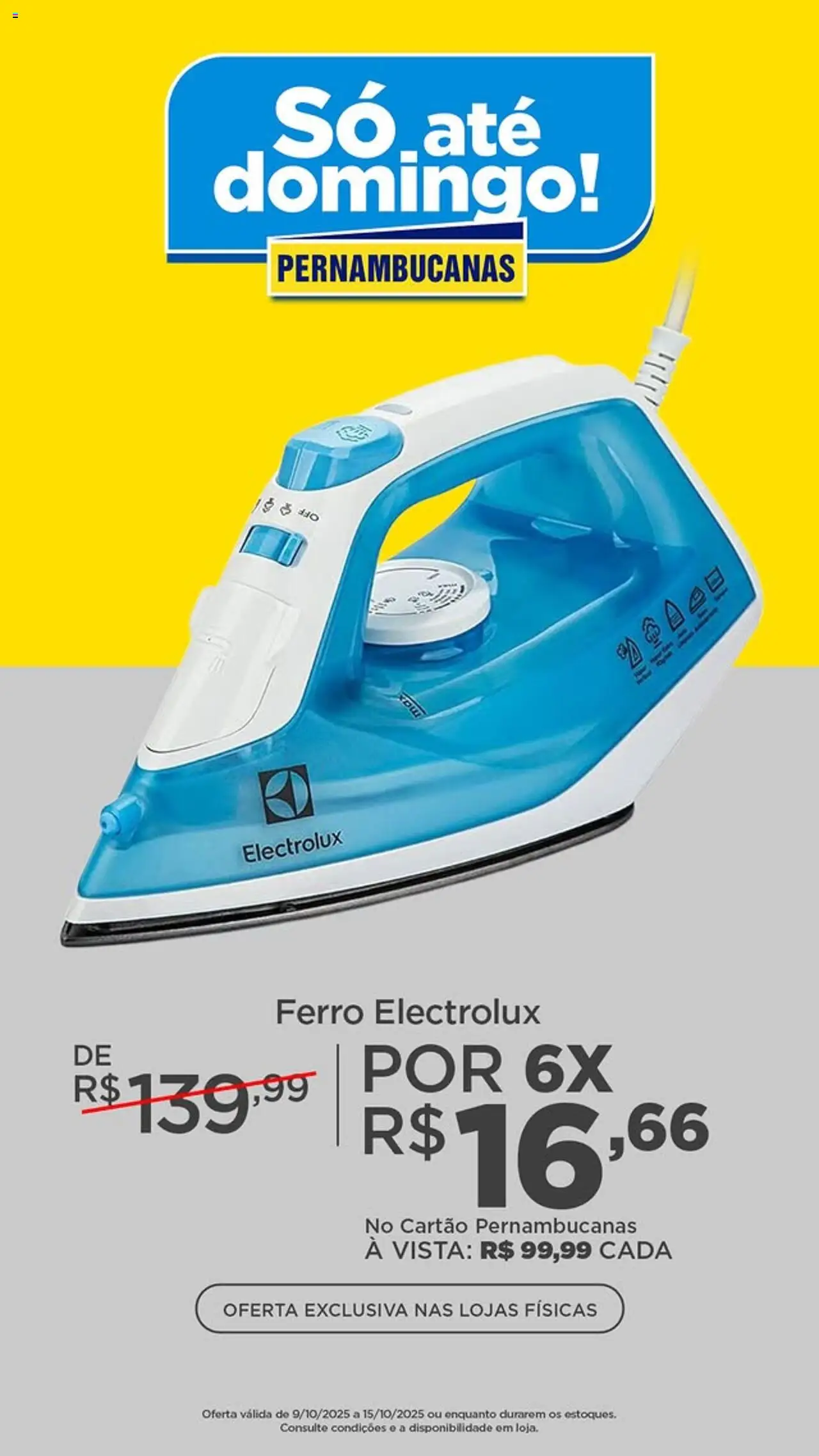 Pernambucanas Folheto - válido de 09.10.2025 | Página: 1 | Produtos: Ferro