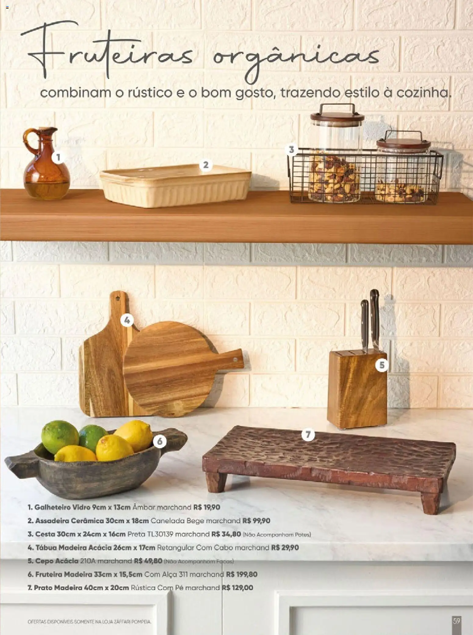 Zaffari Folheto - válido de 27.11.2025 | Página: 59 | Produtos: Cesta, Tábua, Assadeira, Cabo