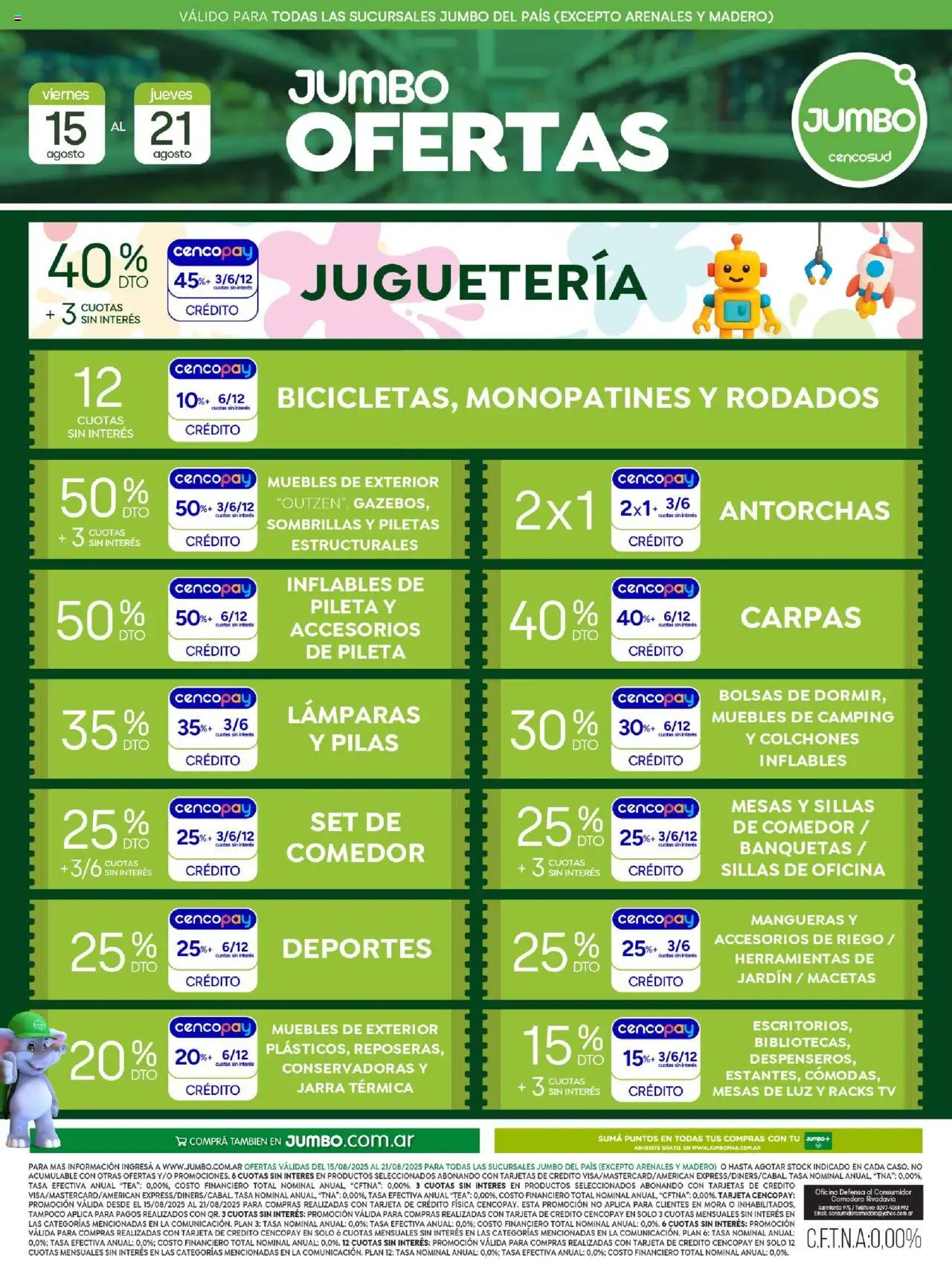 Jumbo - Oferta | Textil │ válido desde el 15.08.2025 | Página: 2 | Productos: Teléfono, Jarra, Pileta, Térmica
