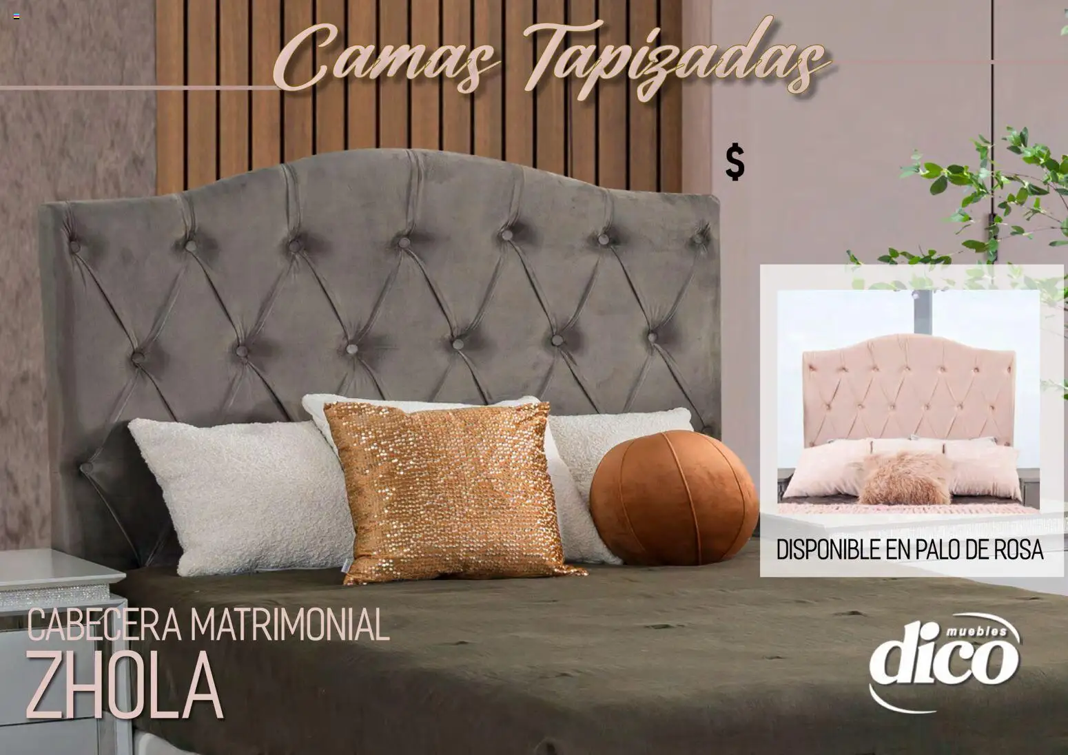 Nuevas ofertas de Muebles Dico válidas en toda la República Mexicana desde el 01.04.2026. ¡Encuentra las mejores ofertas en Muebles Dico catálogo Camas tapizadas ! | Página: 34
