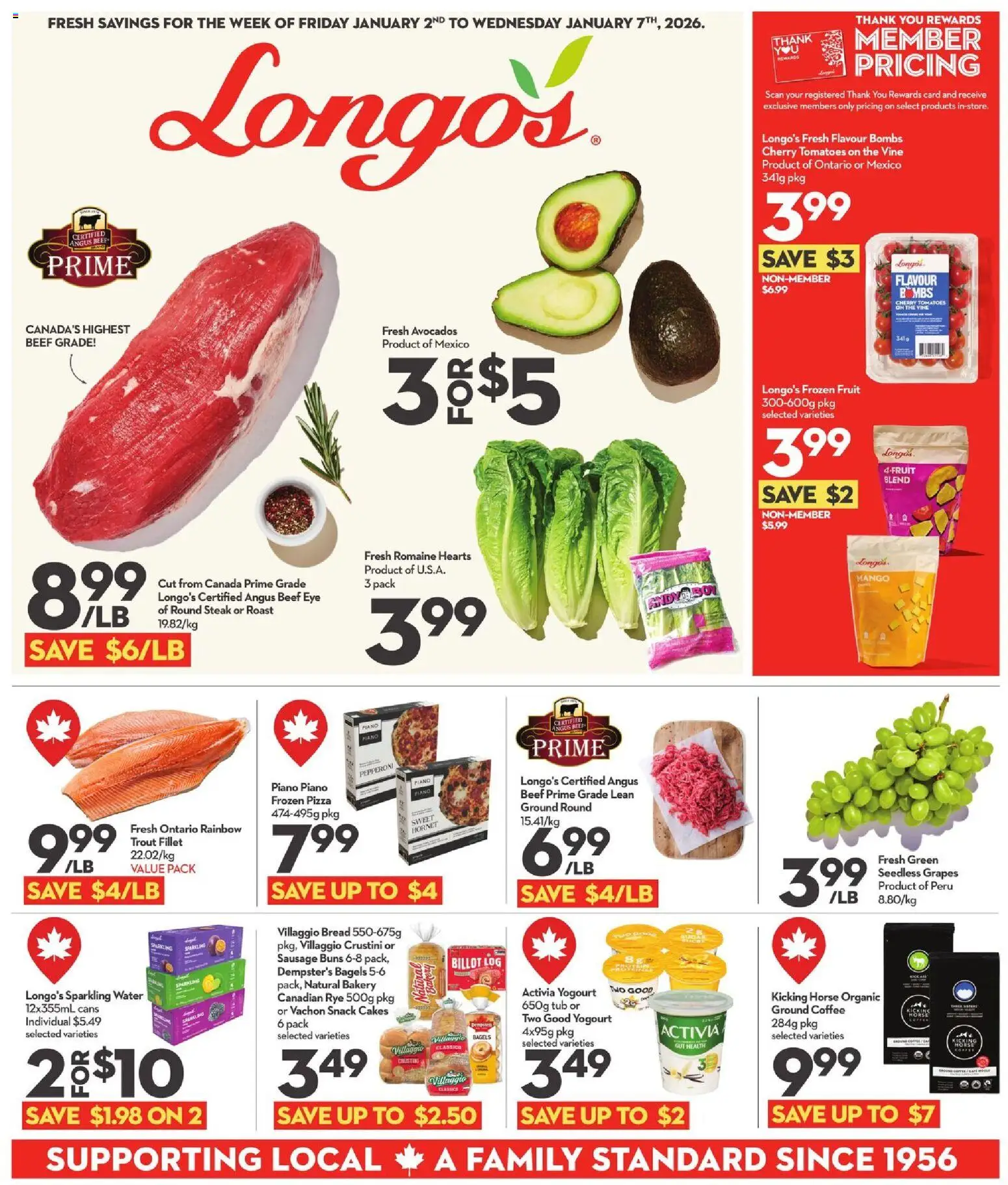 Longo's flyer valid from 02.01.2026 | Page: 1