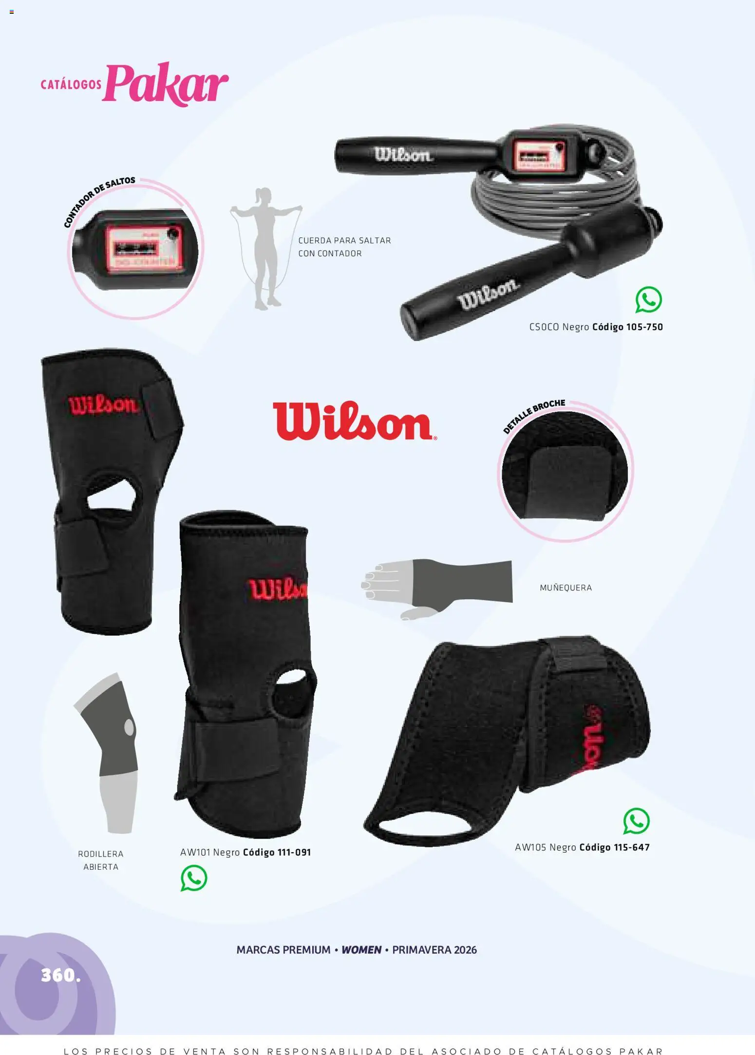 Nuevas ofertas de SC Pakar válidas en toda la República Mexicana desde el 27.02.2026. ¡Encuentra las mejores ofertas en SC Pakar catálogo Premium Women! | Página: 360 | Productos: Cuerda