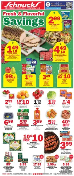 Preview of Schnucks weekly ads valid from 28.11.2025