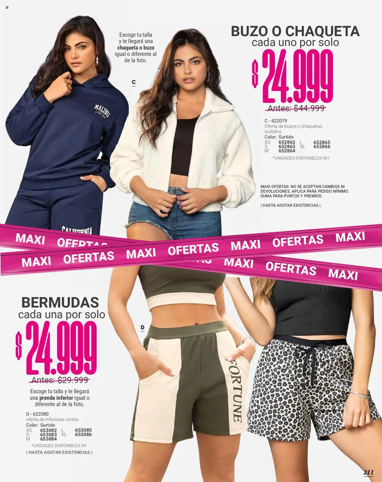Carmel revista - valida desde el 25.09.2025 | Página: 215 | Productos: Té, Buzo, Chaqueta, Bermudas