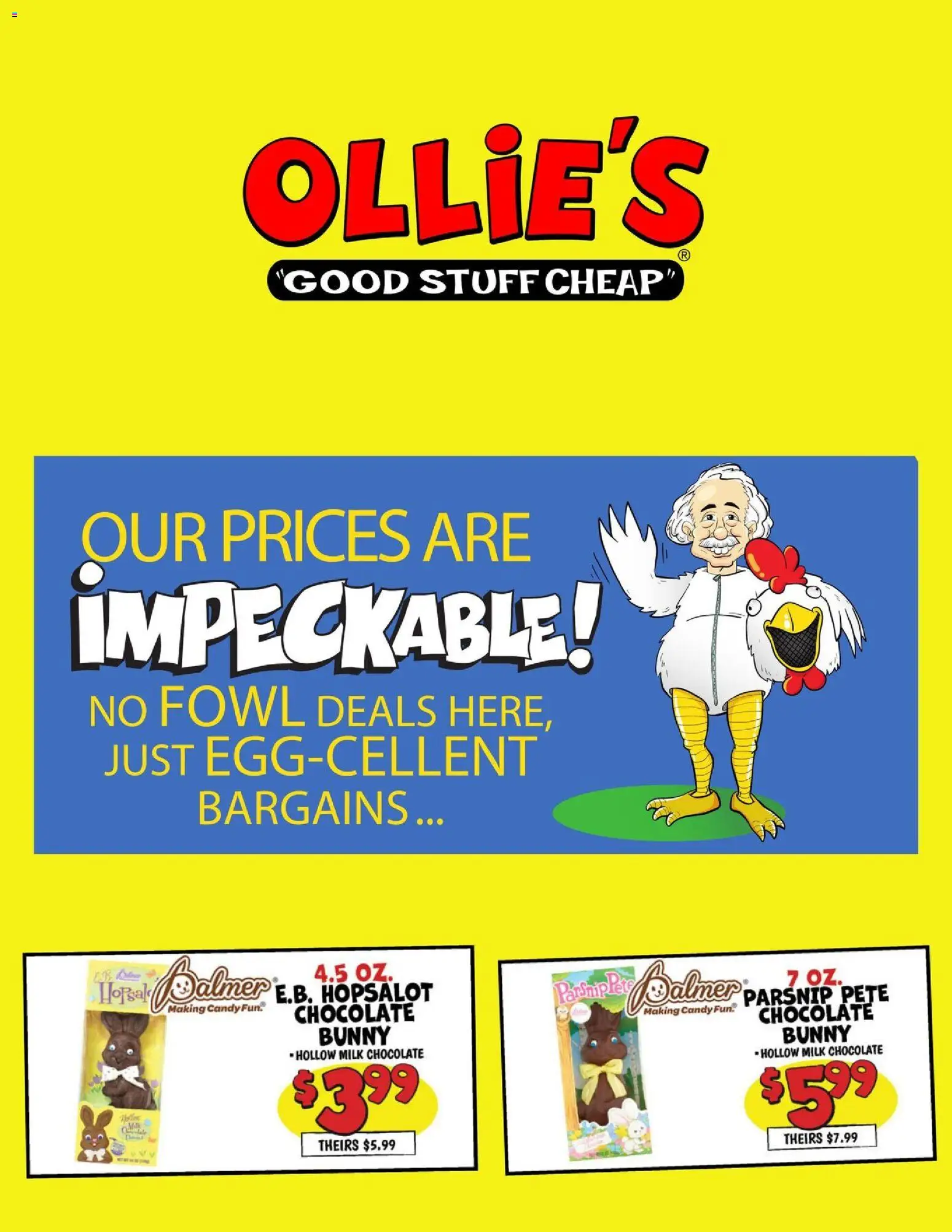 Ollie's Weekly Ad - valid from 19.03.2026 | Page: 1 | Products: Milk, Chocolate