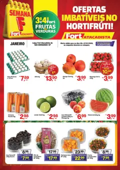 Fort Atacadista - Ofertas Frutas, Verduras - Pré-Visualização do folheto da loja Fort Atacadista, válido de 06.01.2026