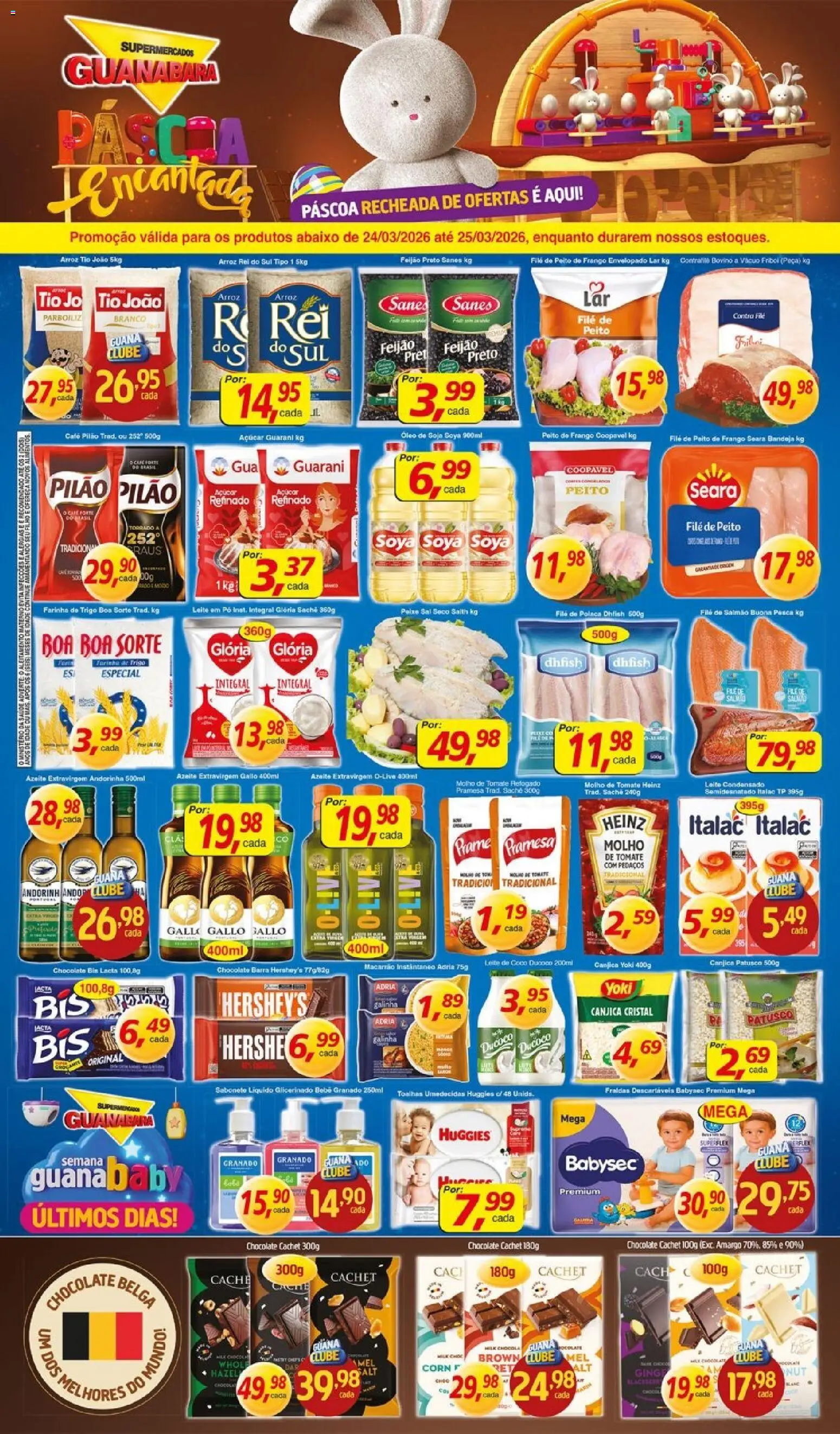 Supermercados Guanabara Folheto - válido de 24.03.2026 | Página: 1