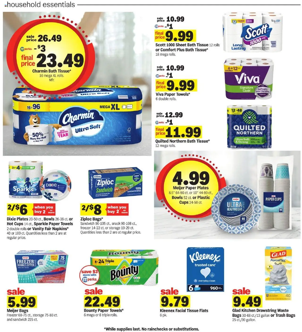 Meijer Weekly Ad - MI - valid from 01.10.2025 | Page: 20 | Products: Bath, Sheet, Freezer