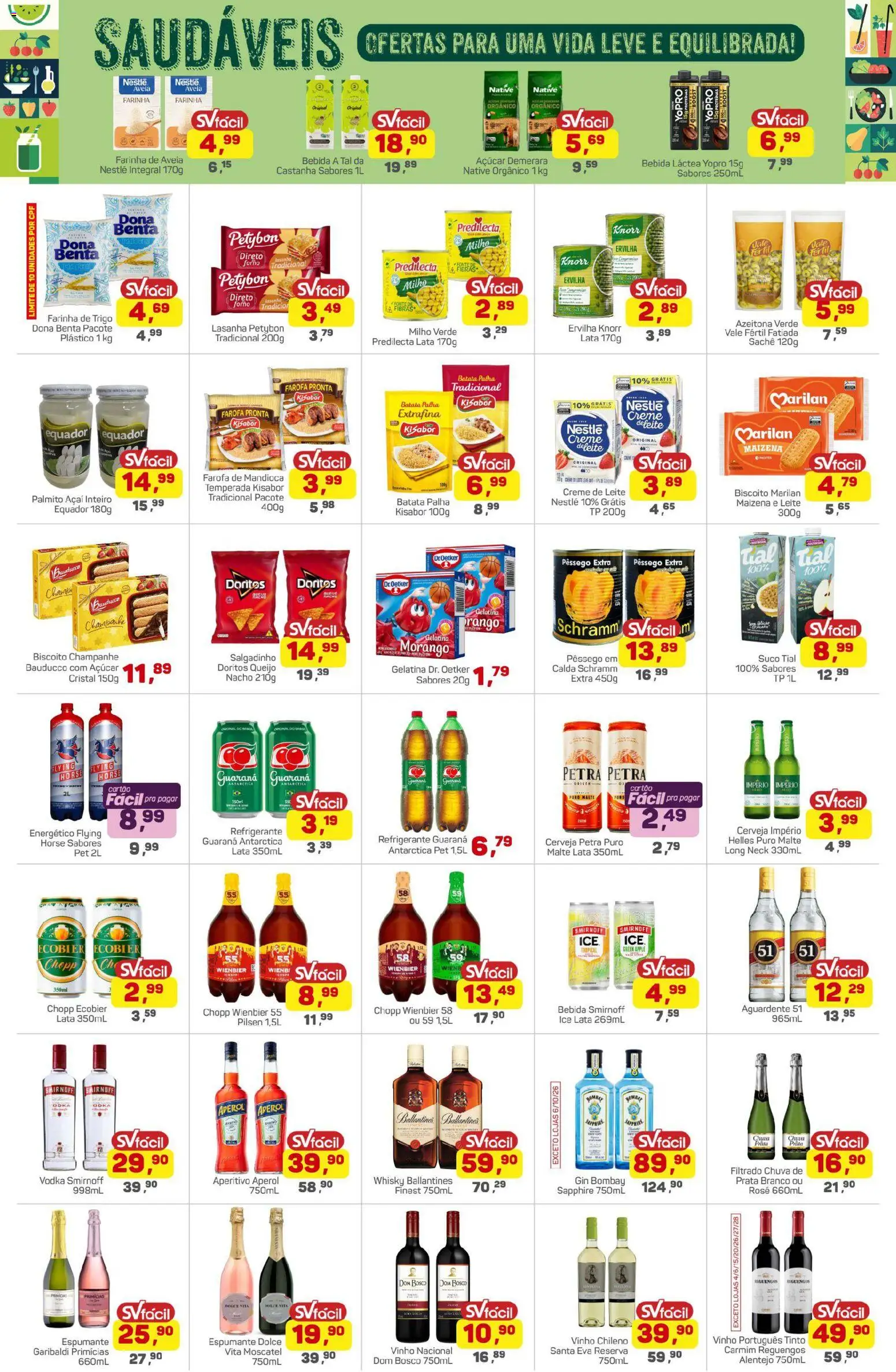 Supermercados São Vicente Folheto - válido de 19.12.2025 | Página: 3 | Produtos: Palmito, Espumante, Milho verde, Creme de leite