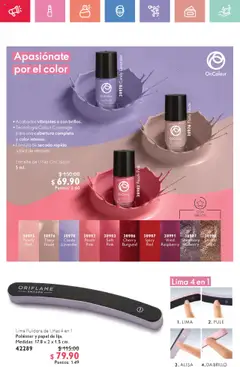 Nuevas ofertas de Oriflame válidas en toda la República Mexicana desde el 12.07.2025. ¡Encuentra las mejores ofertas en Oriflame campaña 10 2025! | Página: 46 | Productos: Lima, Brillo, Pulidora de uñas, Esmalte de uñas