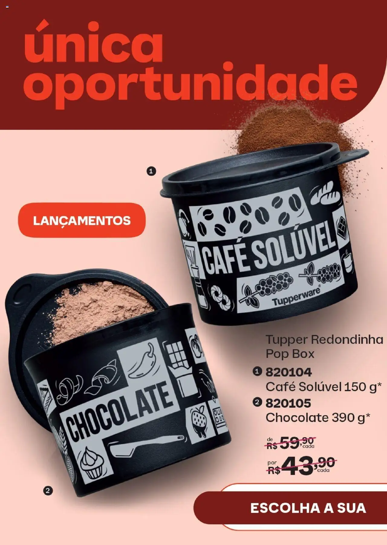 Tupperware Folheto - válido de 01.10.2025 | Página: 22 | Produtos: Café, Chocolate, Café solúvel
