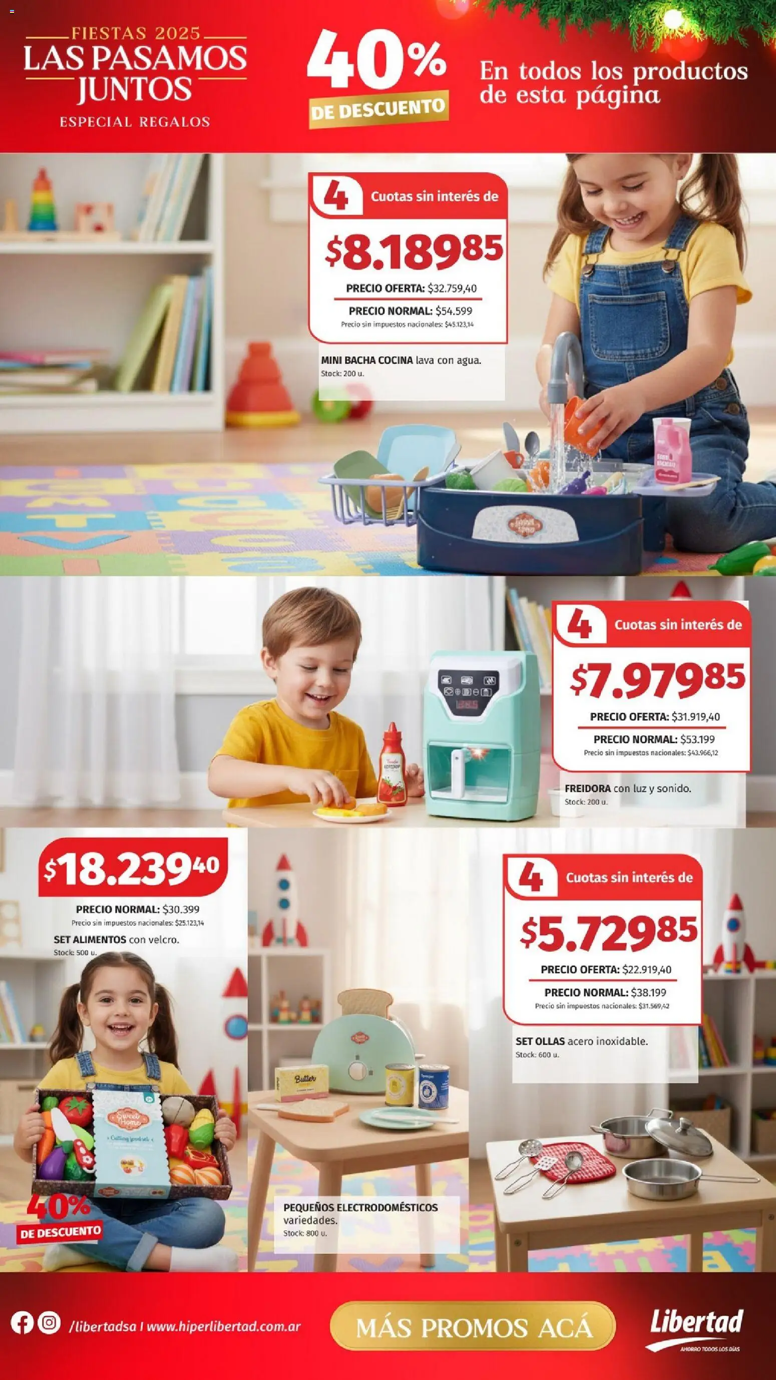 Hipermercado Libertad - Especial Regalos │ válido desde el 04.12.2025 | Página: 2 | Productos: Cocina, Freidora, Bacha