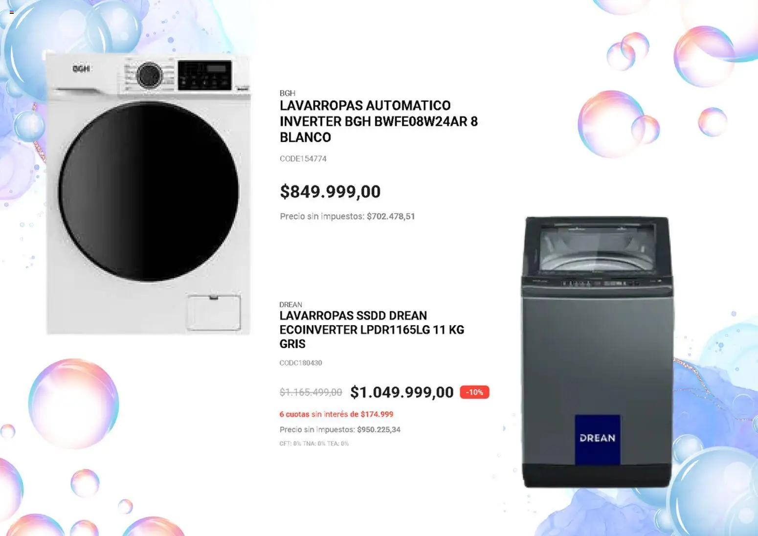 Musimundo catálogo │ válido desde el 10.11.2025 | Página: 3 | Productos: Lavarropas