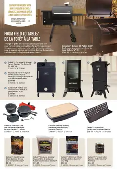 Cabelas flyer valid from 14.08.2025 | Page: 19 | Products: Grill, Iron, Table