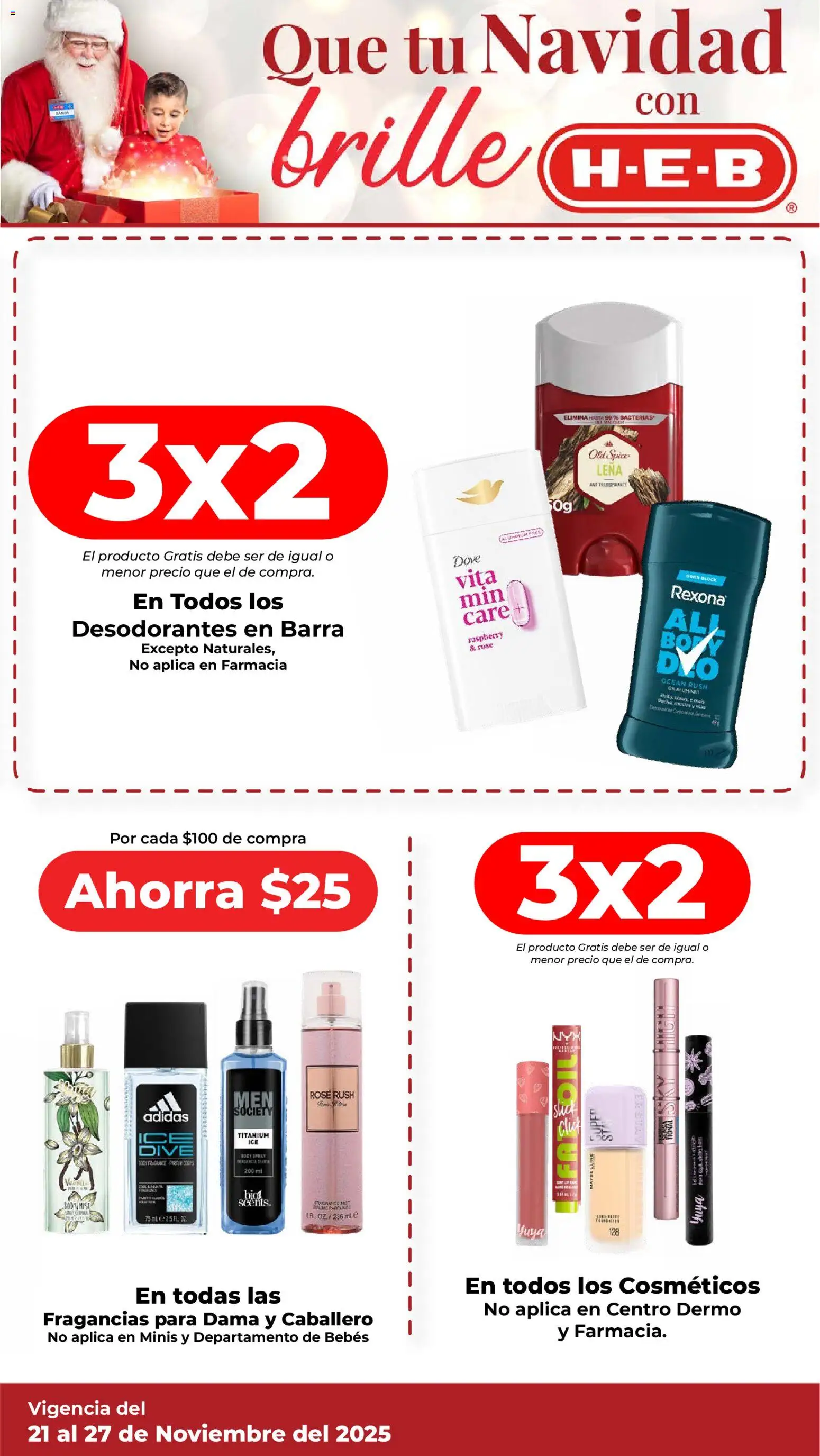 Nuevas ofertas de H-E-B válidas en toda la República Mexicana desde el 21.11.2025. ¡Encuentra las mejores ofertas en H-E-B folleto! | Página: 3 | Productos: Barra