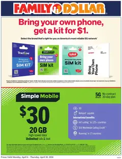 Preview of Family Dollar weekly ads valid from 06.04.2026