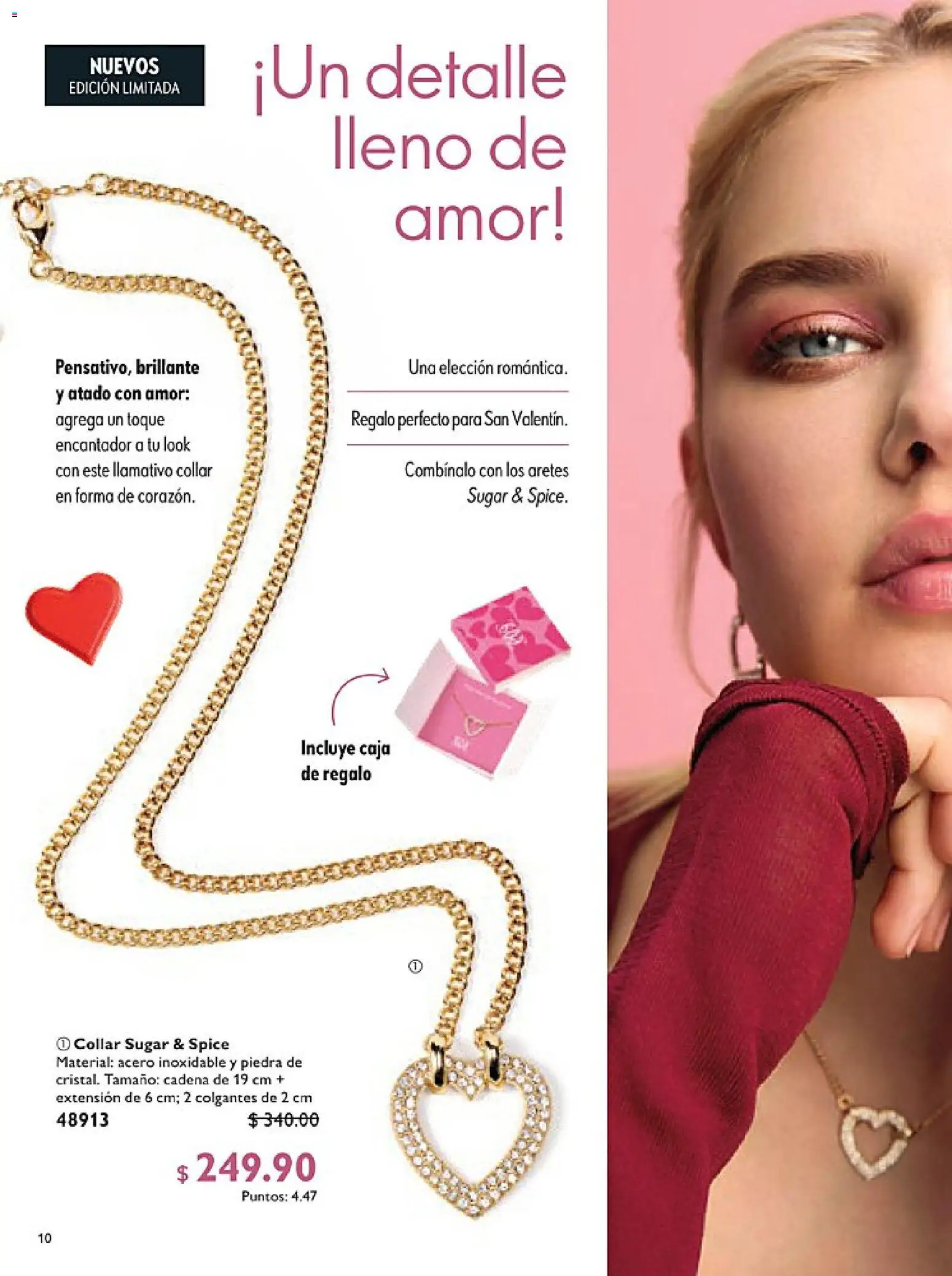 Nuevas ofertas de Oriflame válidas en toda la República Mexicana desde el 24.01.2026. ¡Encuentra las mejores ofertas en Oriflame campaña 2 2026! | Página: 10 | Productos: Extensión, Collar, Aretes, Caja