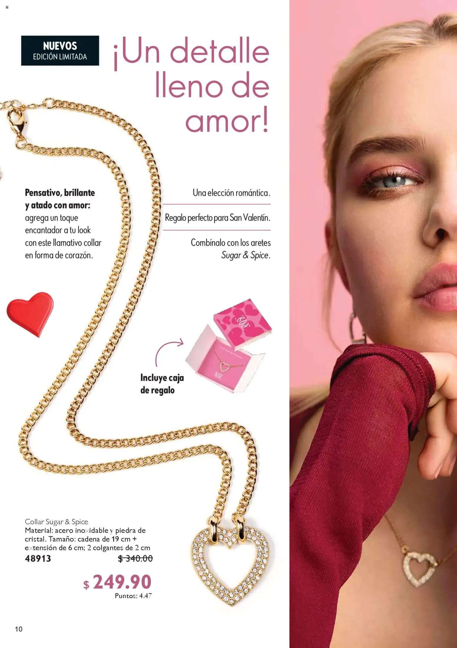 Nuevas ofertas de Oriflame válidas en toda la República Mexicana desde el 24.01.2026. ¡Encuentra las mejores ofertas en Oriflame campaña 2 2026! | Página: 10 | Productos: Extensión, Collar, Aretes, Cadena