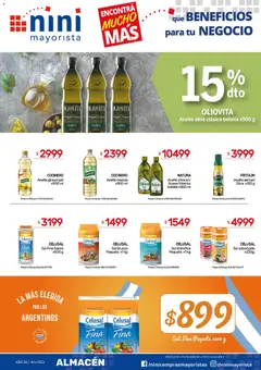 Vista previa NINI Mayorista ofertas válido desde el 30.03.2026 | Página: 18 | Productos: Botella, Aceite, Sal, Oliva