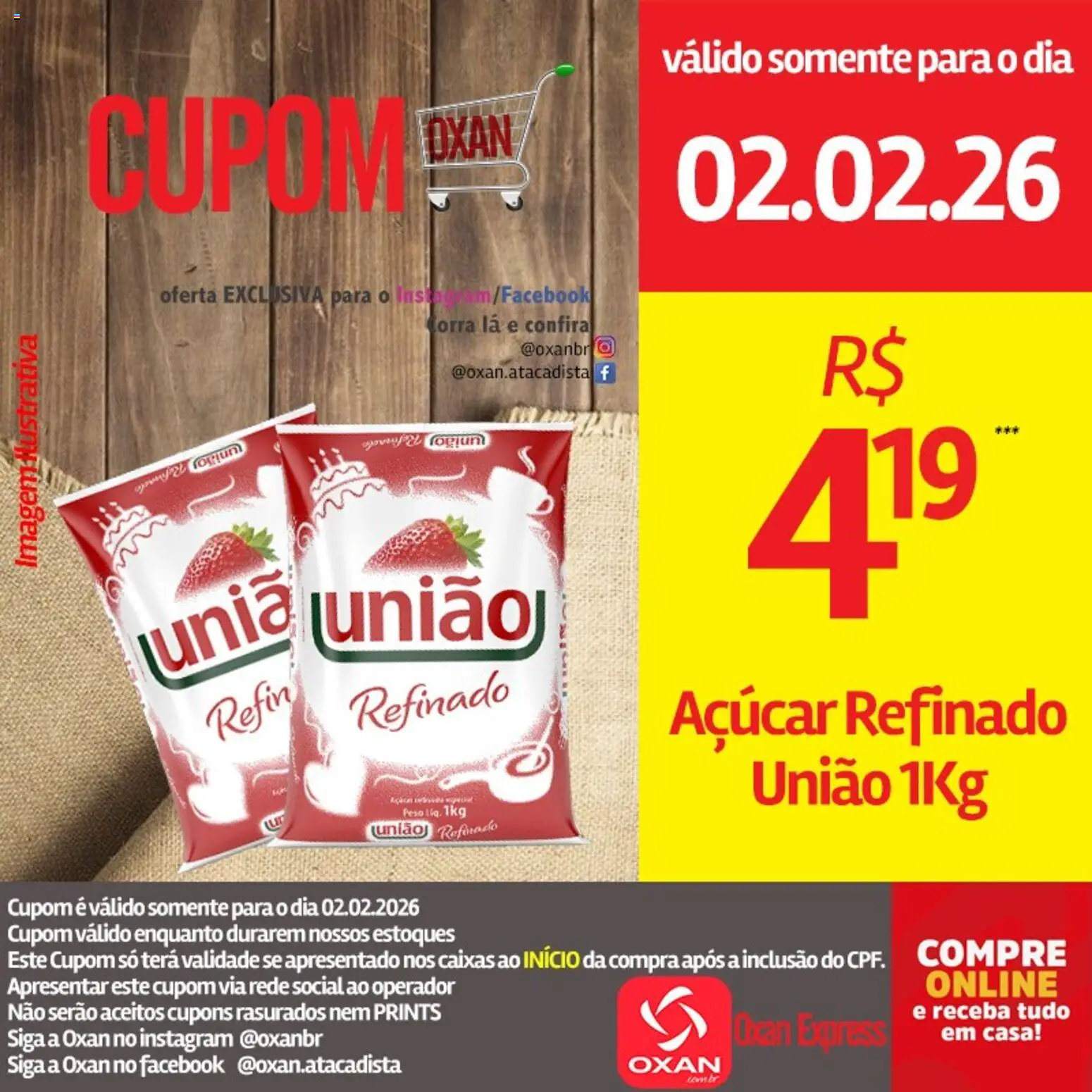 Oxan Atacadista Folheto - válido de 02.02.2026 | Página: 14 | Produtos: Açúcar