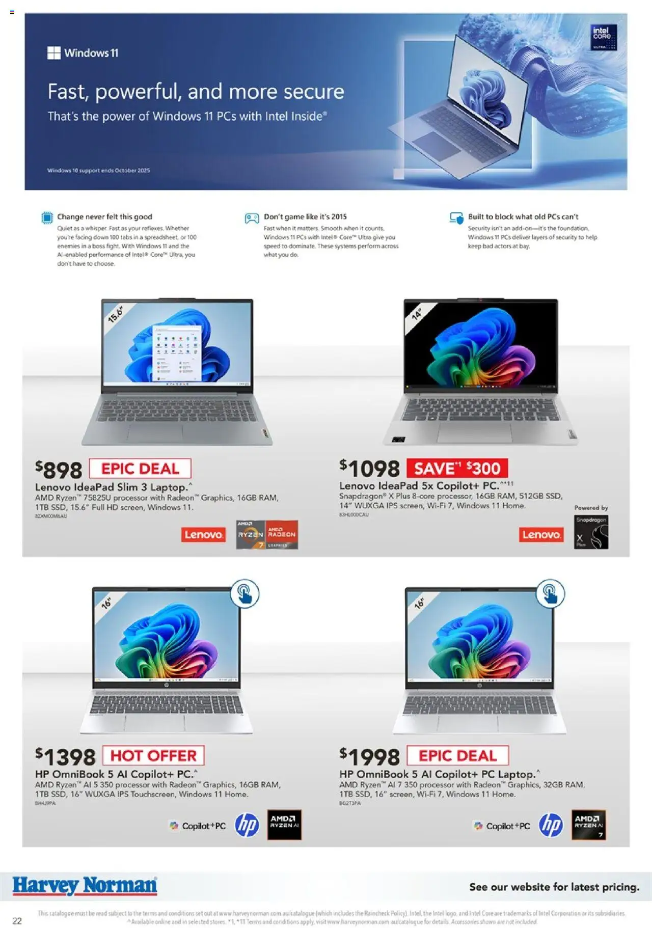 Harvey Norman catalogue - valid from 17.10.2025 | Page: 22 | Products: Accessories, Pc, Game