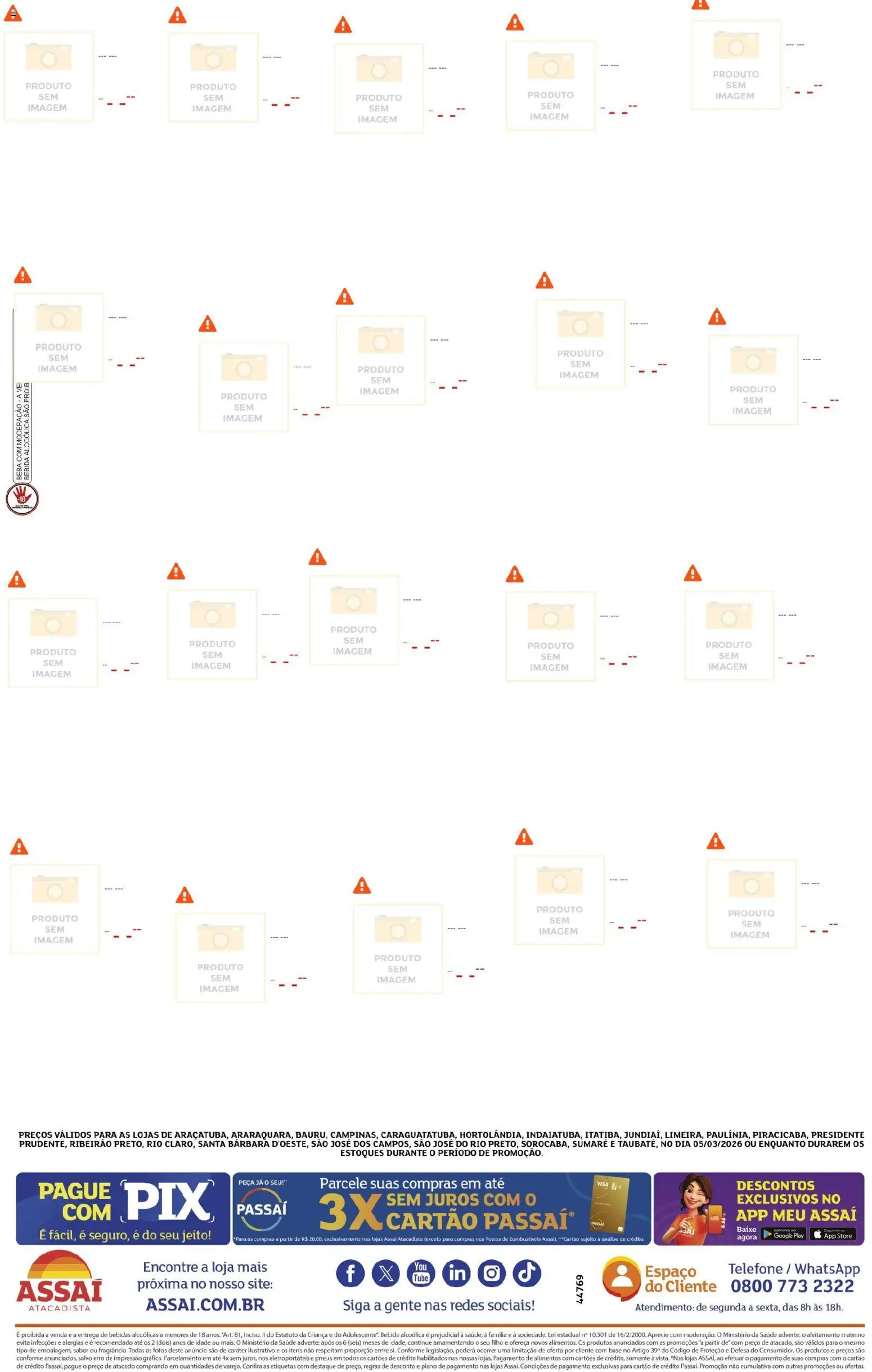 Assaí Atacadista Folheto - válido de 19.03.2026 | Página: 2 | Produtos: Fragrância, Base, Bebida, Telefone