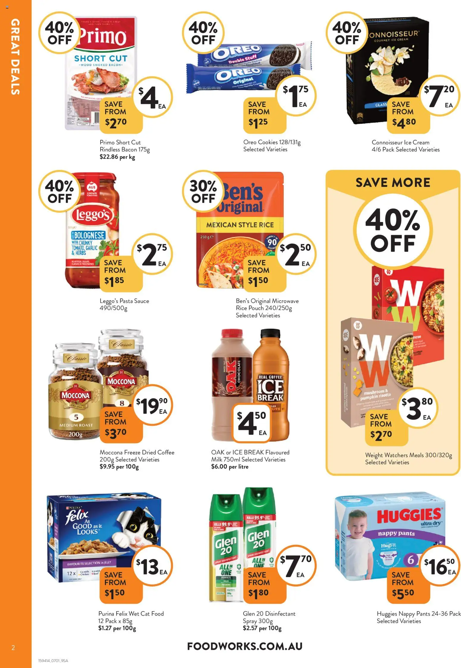 Foodworks catalogue - valid from 07.01.2026 | Page: 2 | Products: Bacon, Sauce, Pumpkin, Microwave