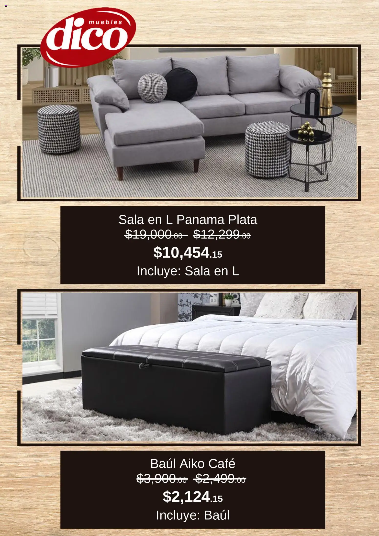 Nuevas ofertas de Muebles Dico válidas en toda la República Mexicana desde el 26.11.2025. ¡Encuentra las mejores ofertas en Muebles Dico Black Friday! | Página: 3 | Productos: Café