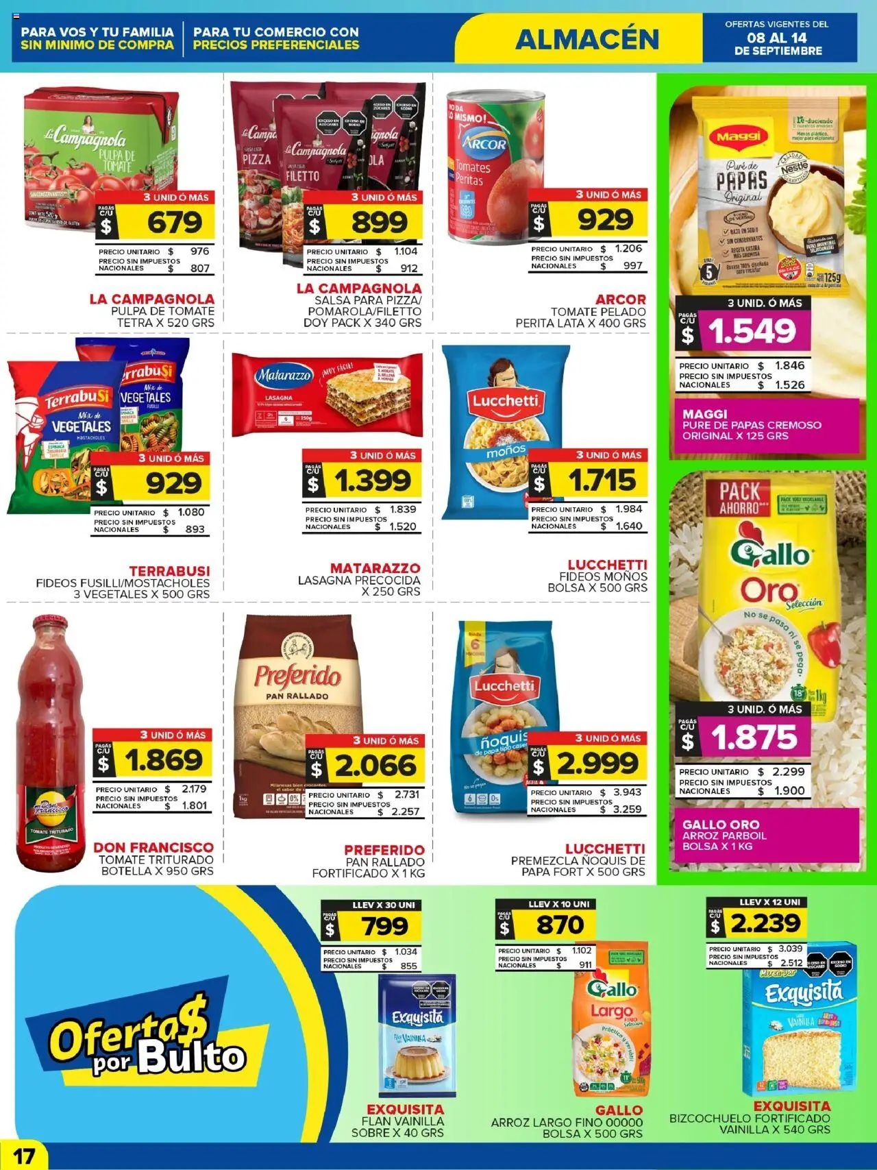 Carrefour Maxi catálogo - Jujuy │ válido desde el 08.09.2025 | Página: 16 | Productos: Bolsa, Pan, Ñoquis, Arroz