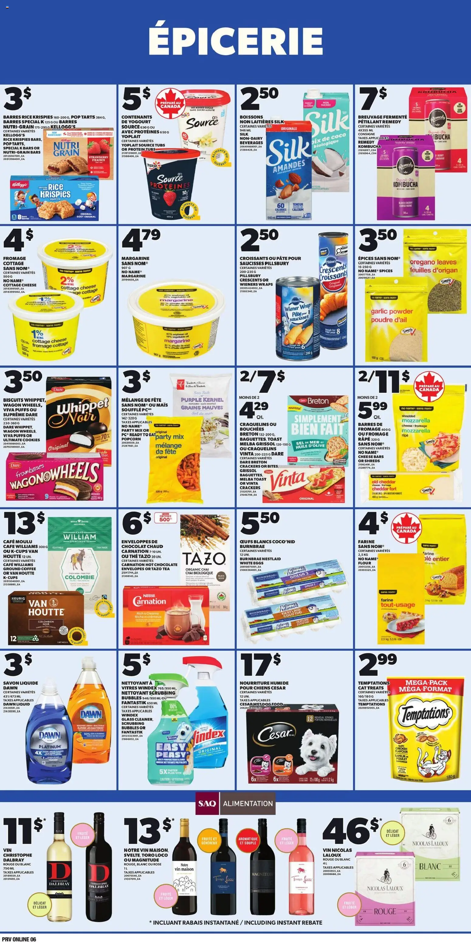 Provigo flyer valid from 22.01.2026 | Page: 7 | Products: Rice, Tea, Cottage cheese, Eggs