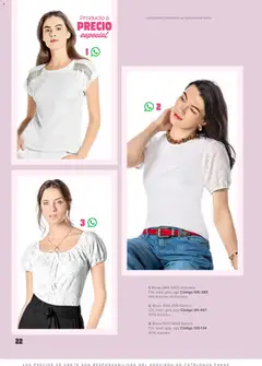Vista previa de SC Pakar catálogo Ropa, nuevo folleto de la tienda, válido en México a partir del 30.01.2026 | Página: 22 | Productos: Blusa, Algodón