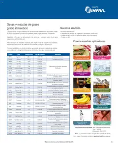 Vista previa de Infra catálogo Gases especiales, nuevo folleto de la tienda, válido en México a partir del 07.01.2025 | Página: 13